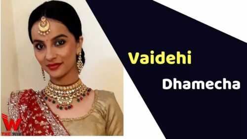 Vaidehi Dhamecha Indian television actress Wiki ,Bio, Profile, Unknown Facts and Family Details revealed